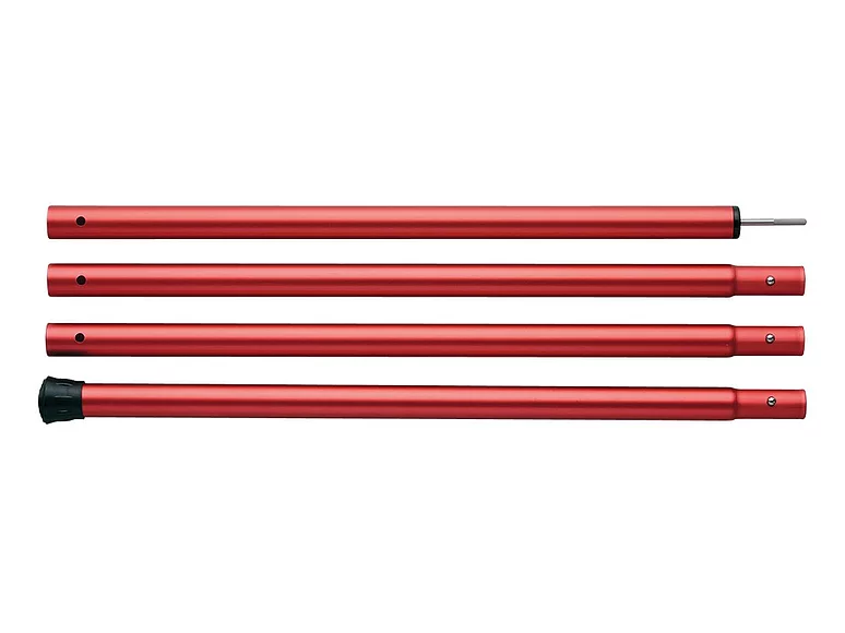 SNOW PEAK WING POLE 240CM. RED